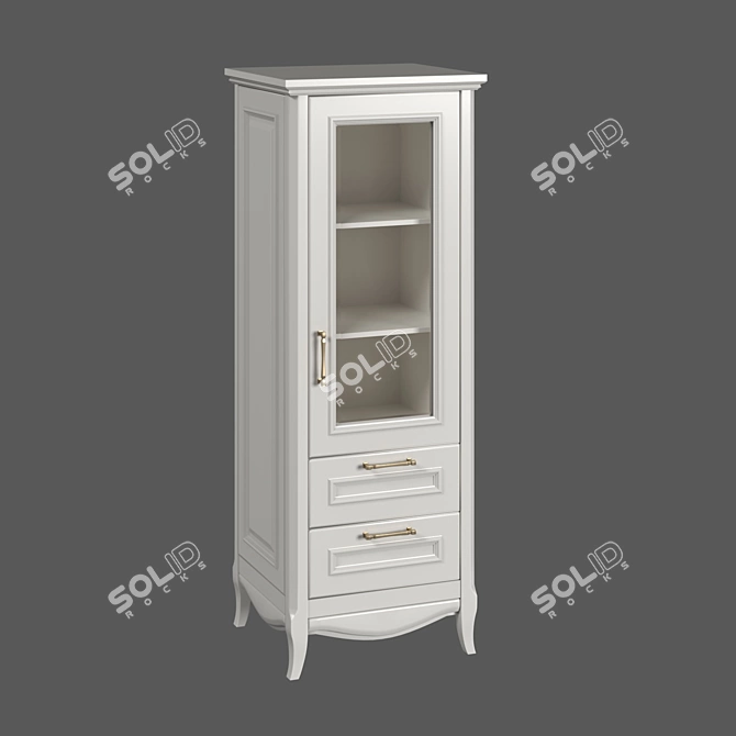 Elegant Single-Door Showcase: Madlen Ruta Estella 3D model image 5