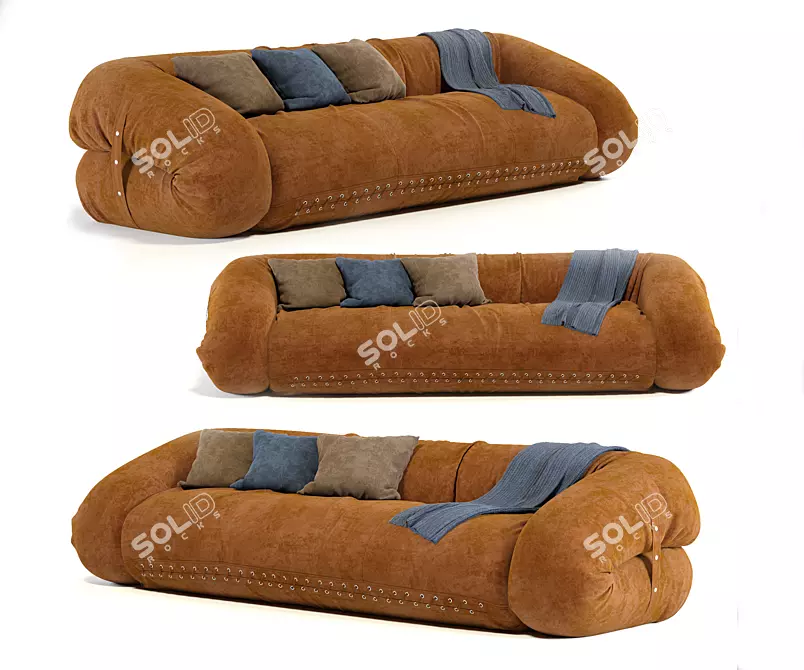 Transforming Beauty: Anfibio Sofa 3D model image 1