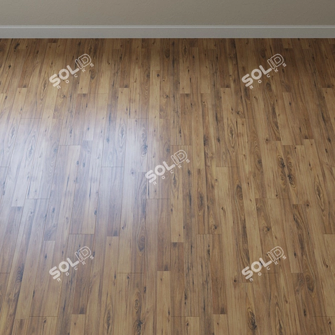 Golden State Hickory Parquet 3D model image 2