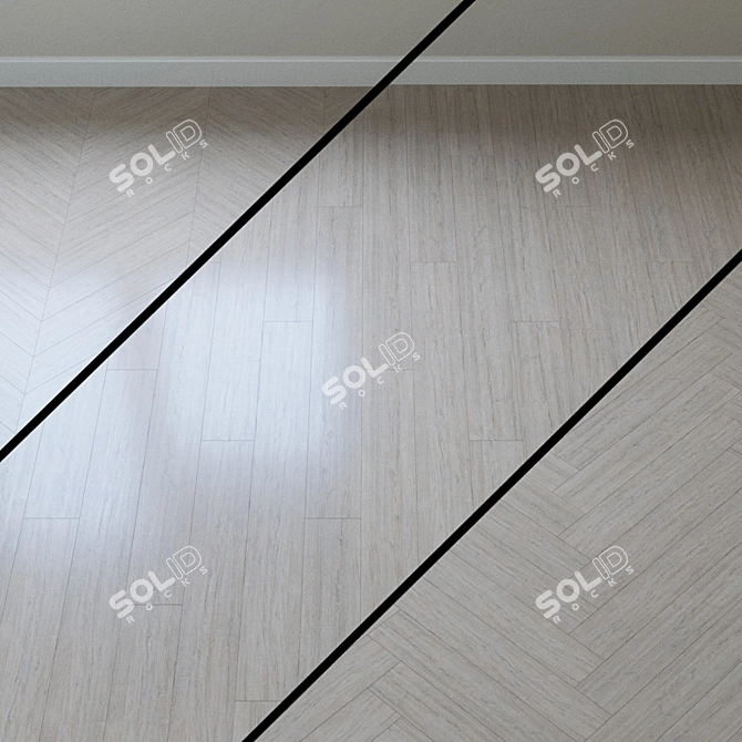 Classic Oak Oregon Parquet 3D model image 2