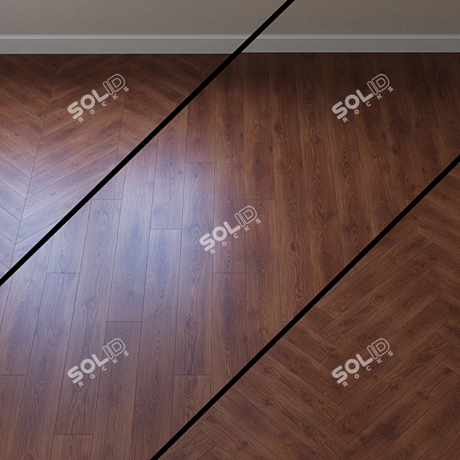 Maranello Oak Parquet 3D model image 1