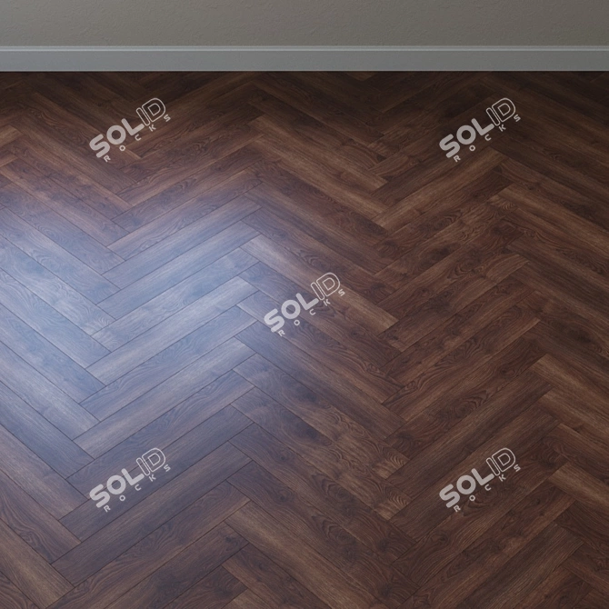 Montreal Oak Parquet Flooring 3D model image 4