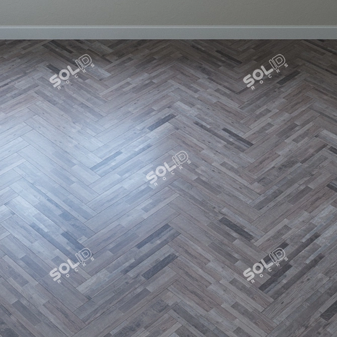 Silverside Driftwood: Classic Parquet by Krono Original 3D model image 4