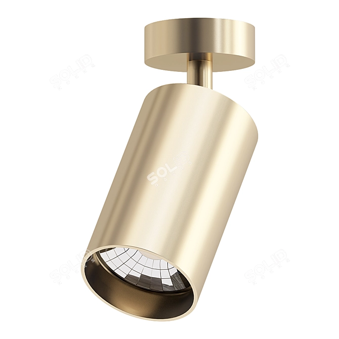 Elegant ELLE Ceiling Lamp 3D model image 1