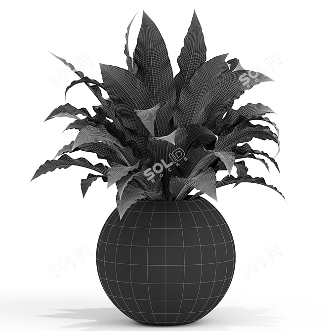 Botanical Blossom Collection 3D model image 4