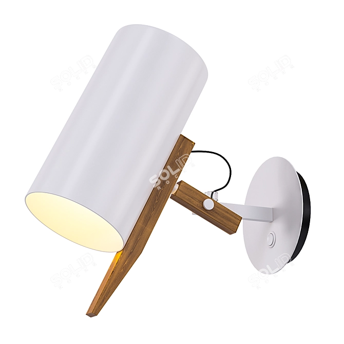 Minimalist Wall Sconce 3D model image 1