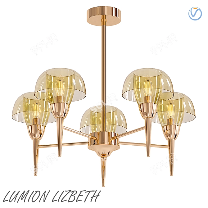 Lizbeth Lumion: Elegant Lighting Fixture 3D model image 1