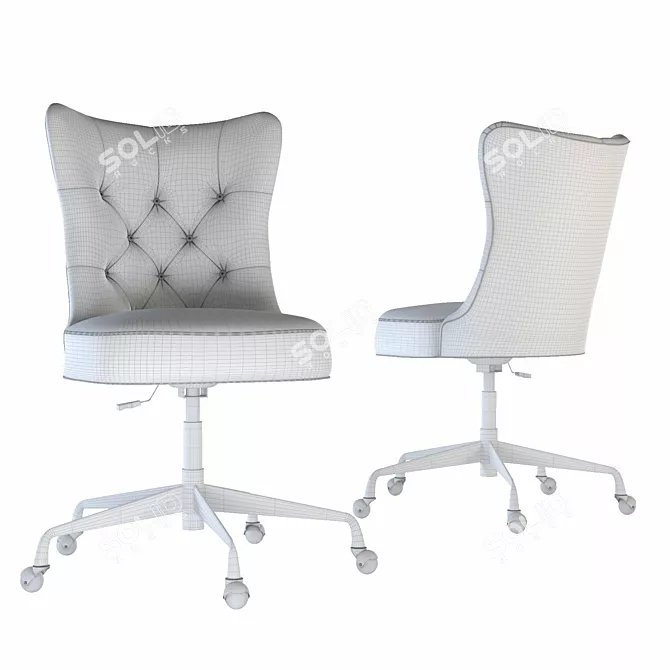 ErgoPlus Office Chair by Crate and Barrel 3D model image 3