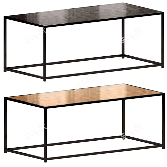 Sleek Cassel Coffee Table: Modern Design, V-Ray Render 3D model image 1