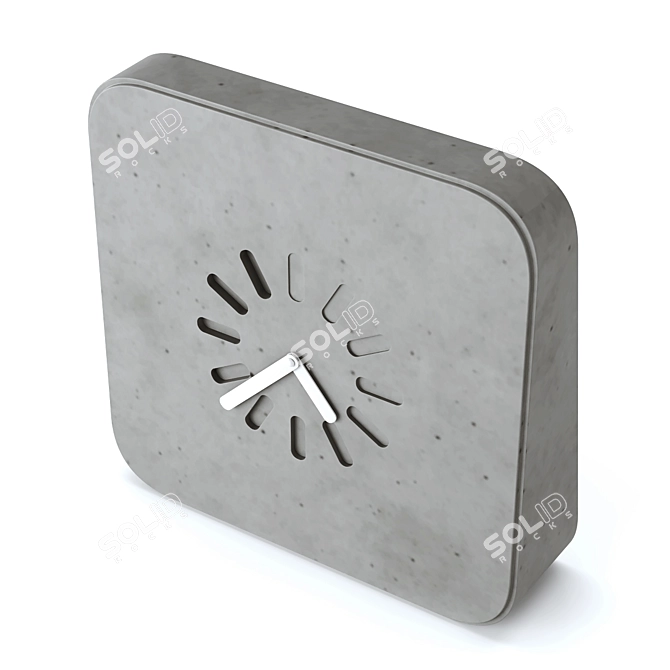 Lyon Beton Timepiece - Functional and Versatile 3D model image 2