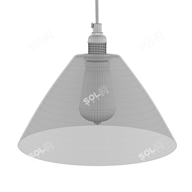 Zara Home Ceramic Ceiling Lamp 3D model image 6