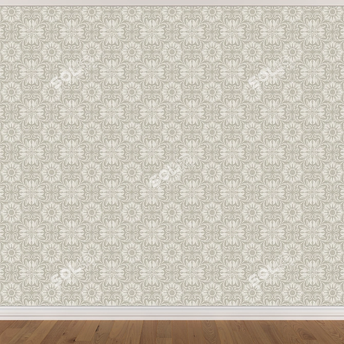 Seamless Wallpaper Set | 3 Designs 3D model image 2