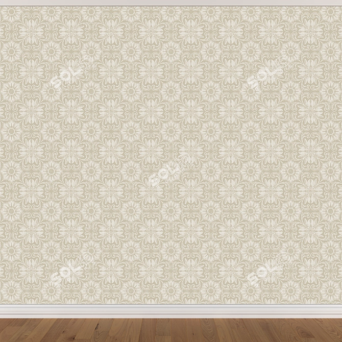 Seamless Wallpaper Set | 3 Designs 3D model image 3