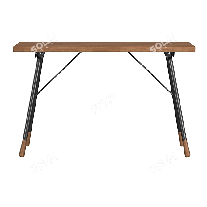 Industrial Brandywine Console Table 3D model image 2