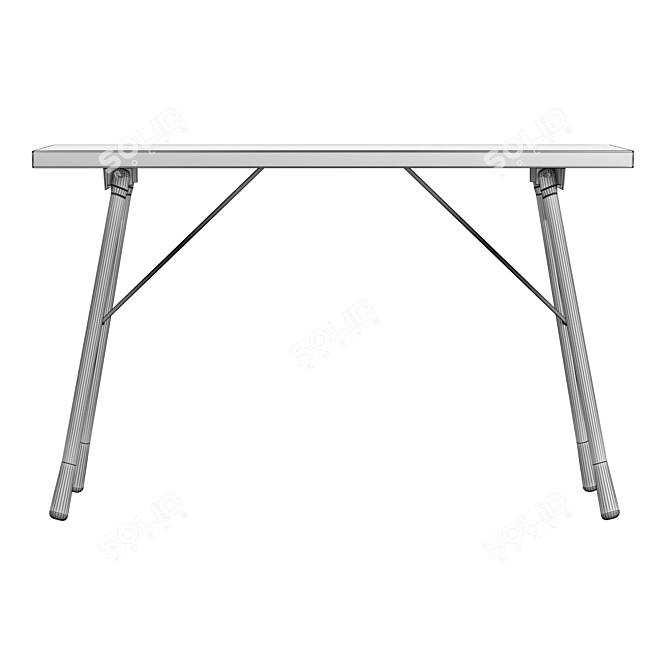 Industrial Brandywine Console Table 3D model image 5