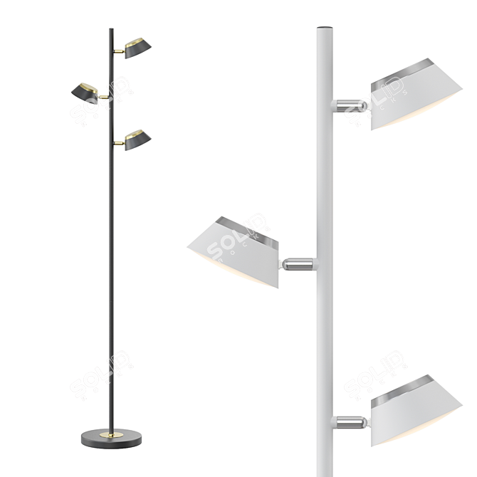 Modern Torch Lampatron FLAMER FL 3D model image 1