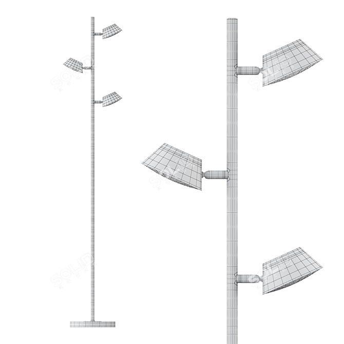 Modern Torch Lampatron FLAMER FL 3D model image 3