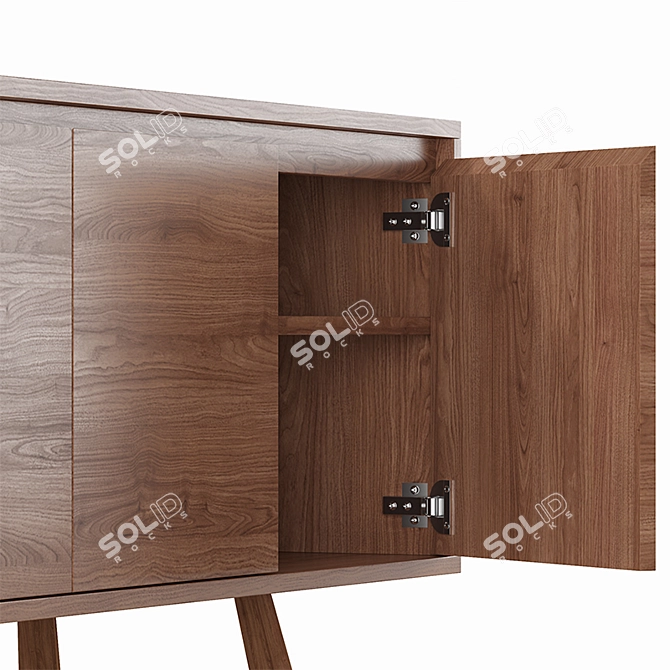 Elegant Oliver Sideboard: Sophistication in Storage! 3D model image 3