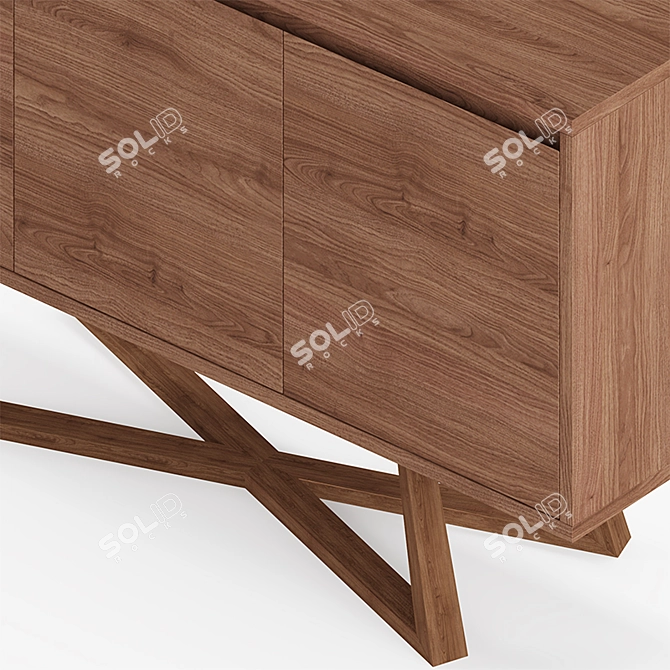 Elegant Oliver Sideboard: Sophistication in Storage! 3D model image 4