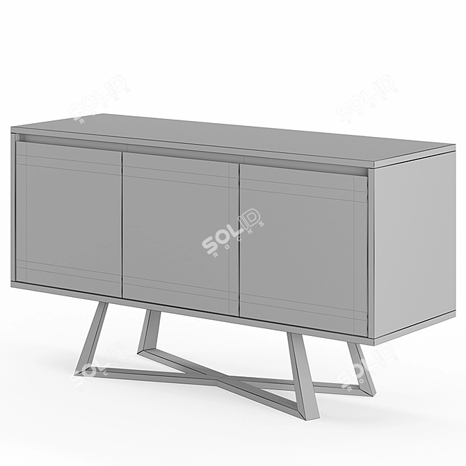 Elegant Oliver Sideboard: Sophistication in Storage! 3D model image 5