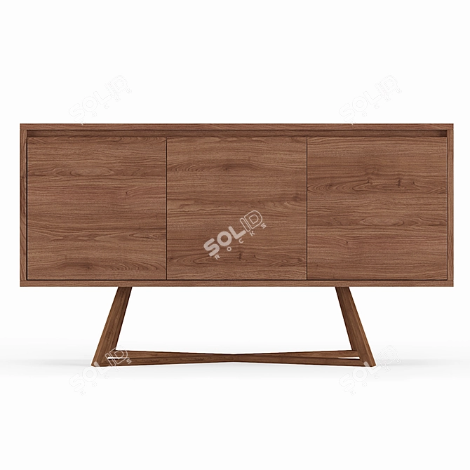 Elegant Oliver Sideboard: Sophistication in Storage! 3D model image 6