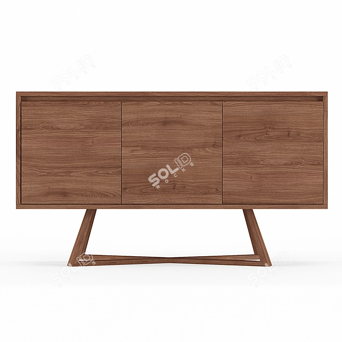 Elegant Oliver Sideboard: Sophistication in Storage! 3D model image 9