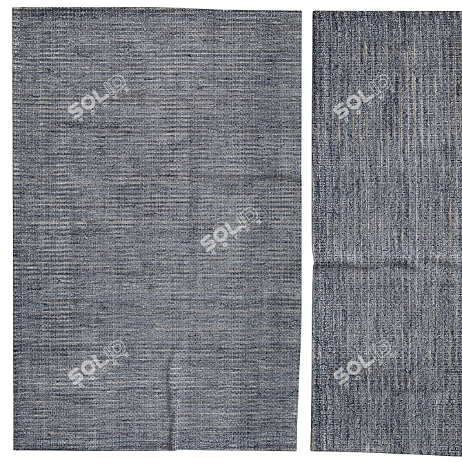 Versatile Carpets: 3 Unique Designs 3D model image 1