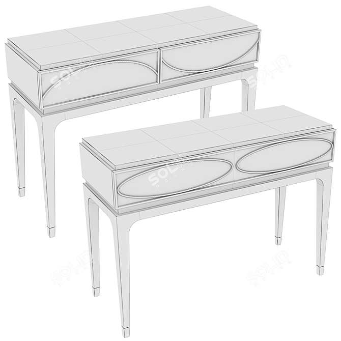 Majorelle Console - Elegant and Versatile Furniture 3D model image 4