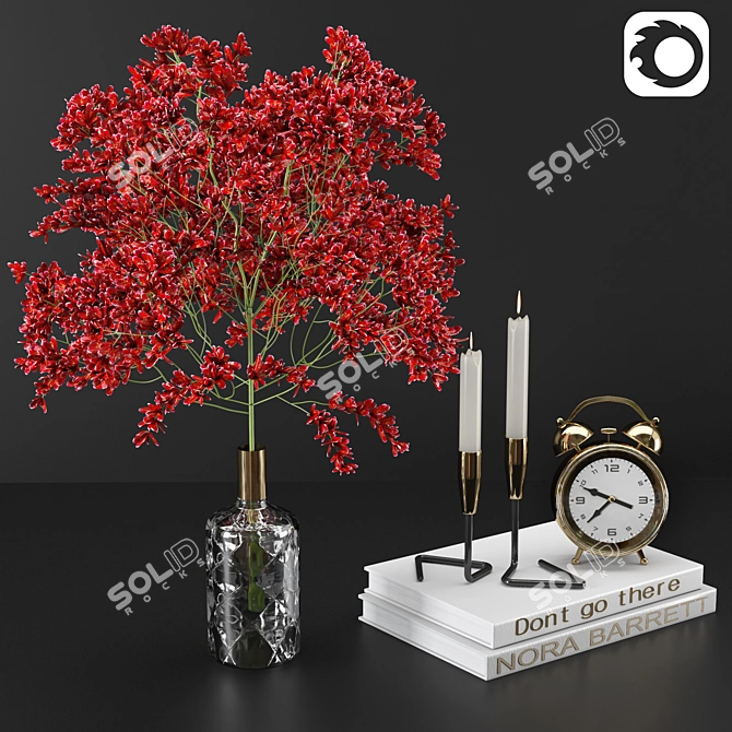 Elegant Decorative Set 2015 3D model image 1