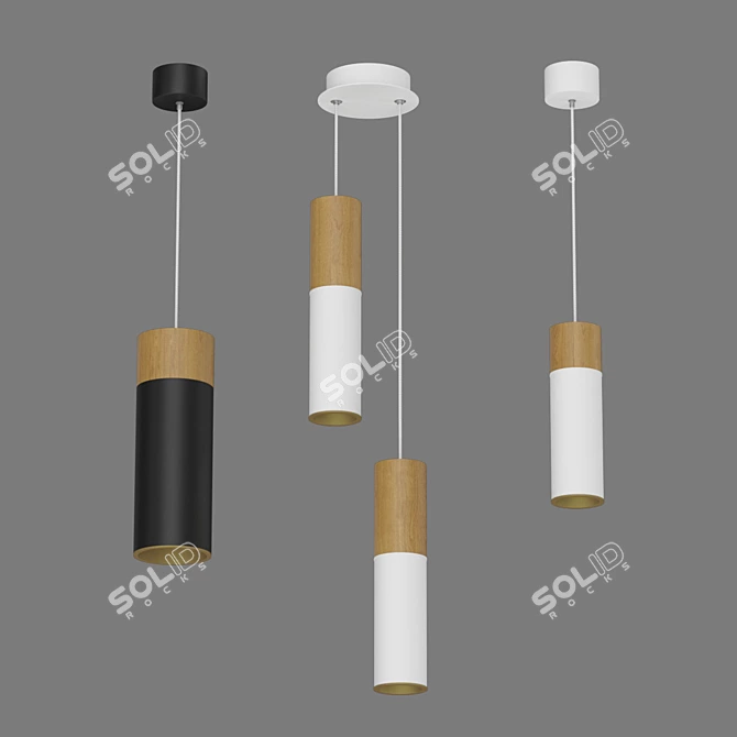 SLC Series LED Luminaires 3D model image 1