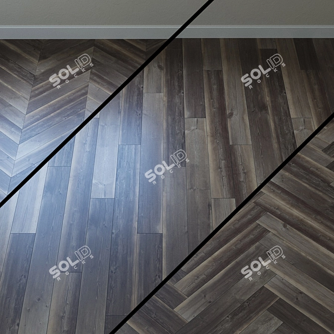 Rocky Mountain Path Parquet 3D model image 1