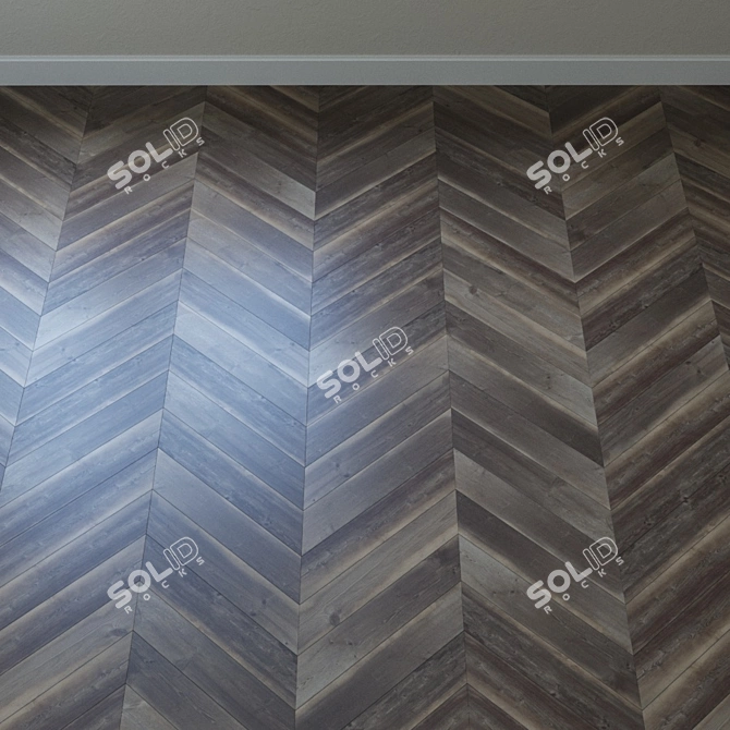 Rocky Mountain Path Parquet 3D model image 3