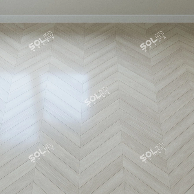 Alpine Oak Parquet: Classic Charm 3D model image 3