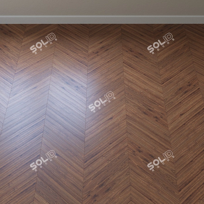 Exclusive Oak Parquet: Krono Original Kronofix Classic 3D model image 3