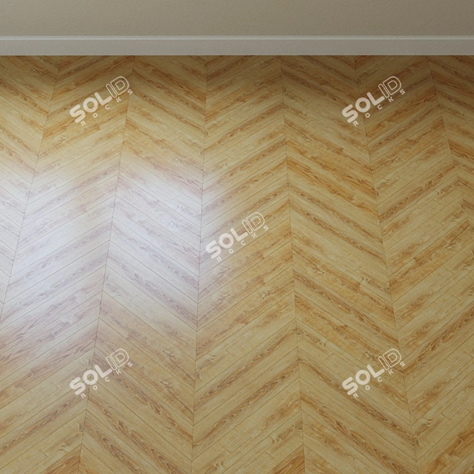 California Oak Parquet 3D model image 3