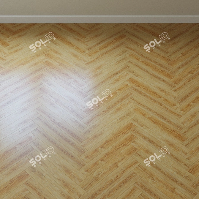 California Oak Parquet 3D model image 4