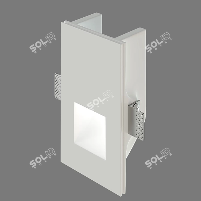 Geometric Gypsum Downlights 3D model image 2