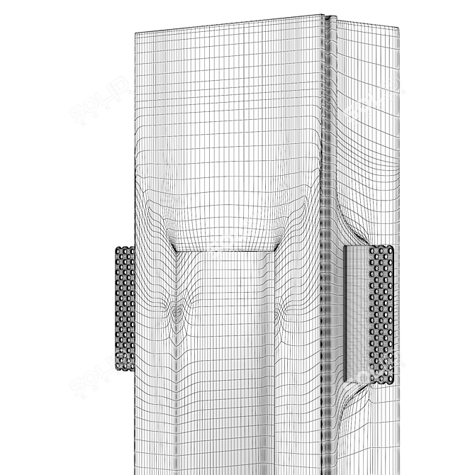 Geometric Gypsum Downlights 3D model image 5