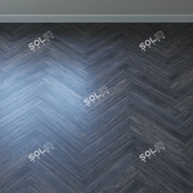 Authentic Bedrock Oak Parquet 3D model image 4