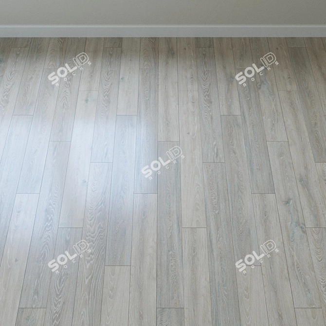 Authentic Colorado Oak Parquet 3D model image 2