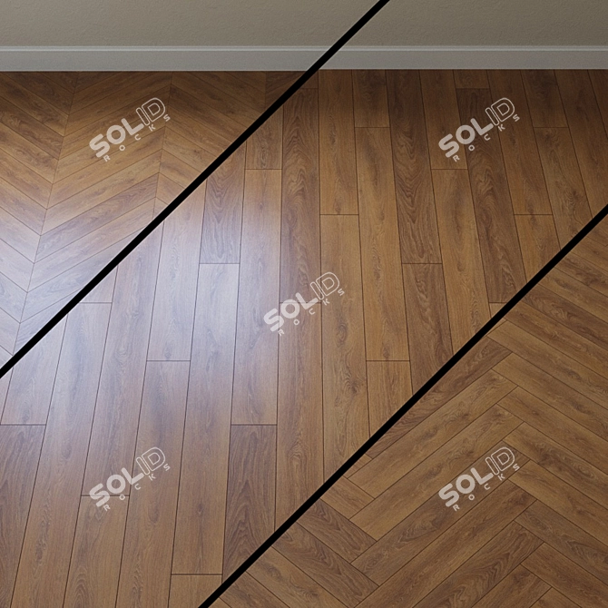 Harlech Oak Parquet: Super Natural Classic 3D model image 1