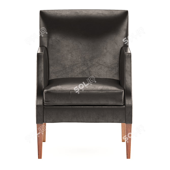 Sleek Modern Armchair: Perfect for Any Occasion 3D model image 3