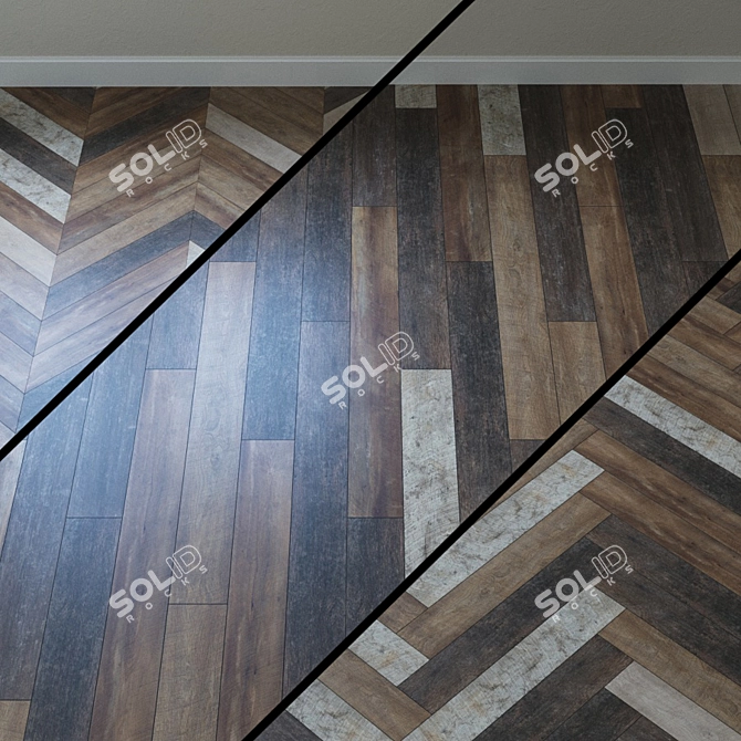 Barnwood Classic Heritage Flooring 3D model image 1