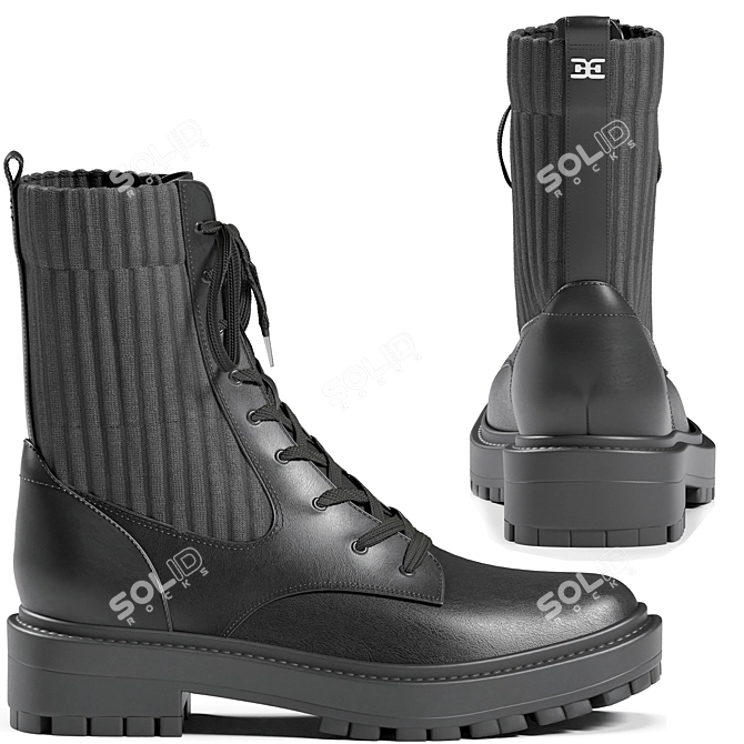 Lydell Boot: High-Quality 3D Model 3D model image 3