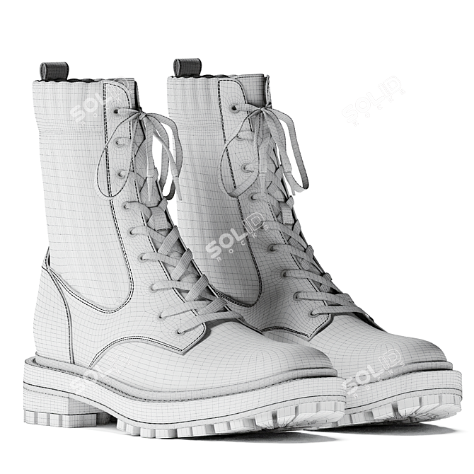 Lydell Boot: High-Quality 3D Model 3D model image 4