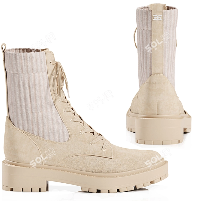 Sesame Boot | Stylish Geometry, High-Quality Textures & Materials | V-Ray Compatible 3D model image 2