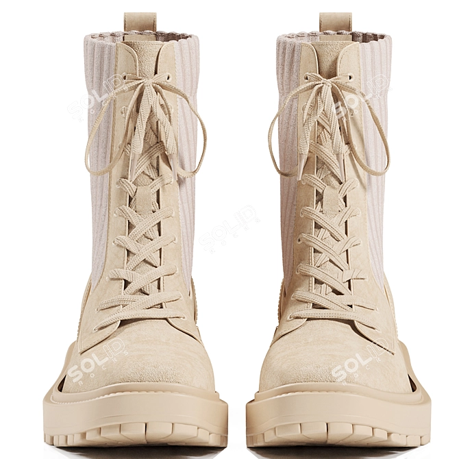 Sesame Boot | Stylish Geometry, High-Quality Textures & Materials | V-Ray Compatible 3D model image 3