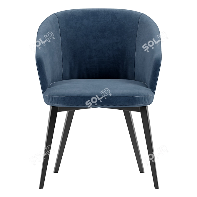 Stylish Casamilano Shirley Chair 3D model image 2