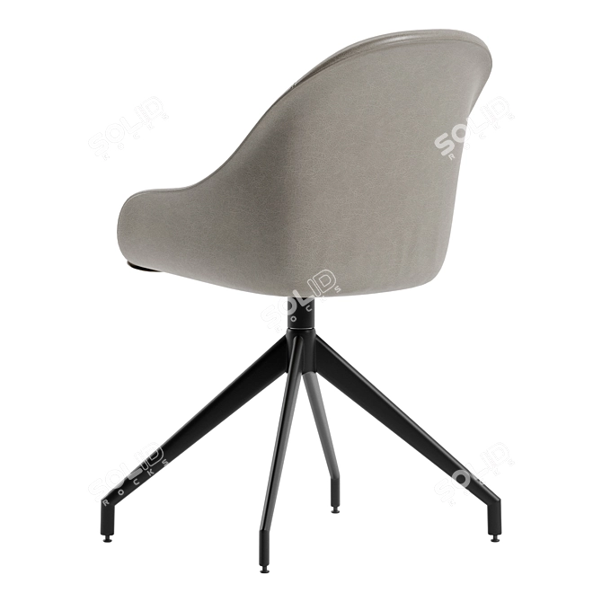 Potocco LYZ 918 GI: Sleek and Stylish Dining Chair 3D model image 4