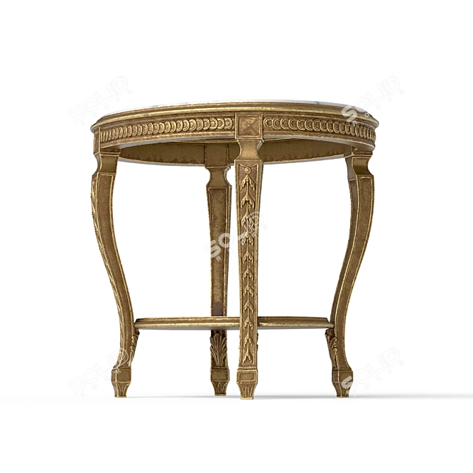 Elegant Roberto Giovannini Side Table 3D model image 3